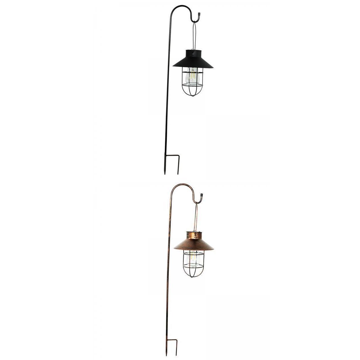 2x Solar Lantern Lamp Waterproof IP65 Lights Landscape for Patio