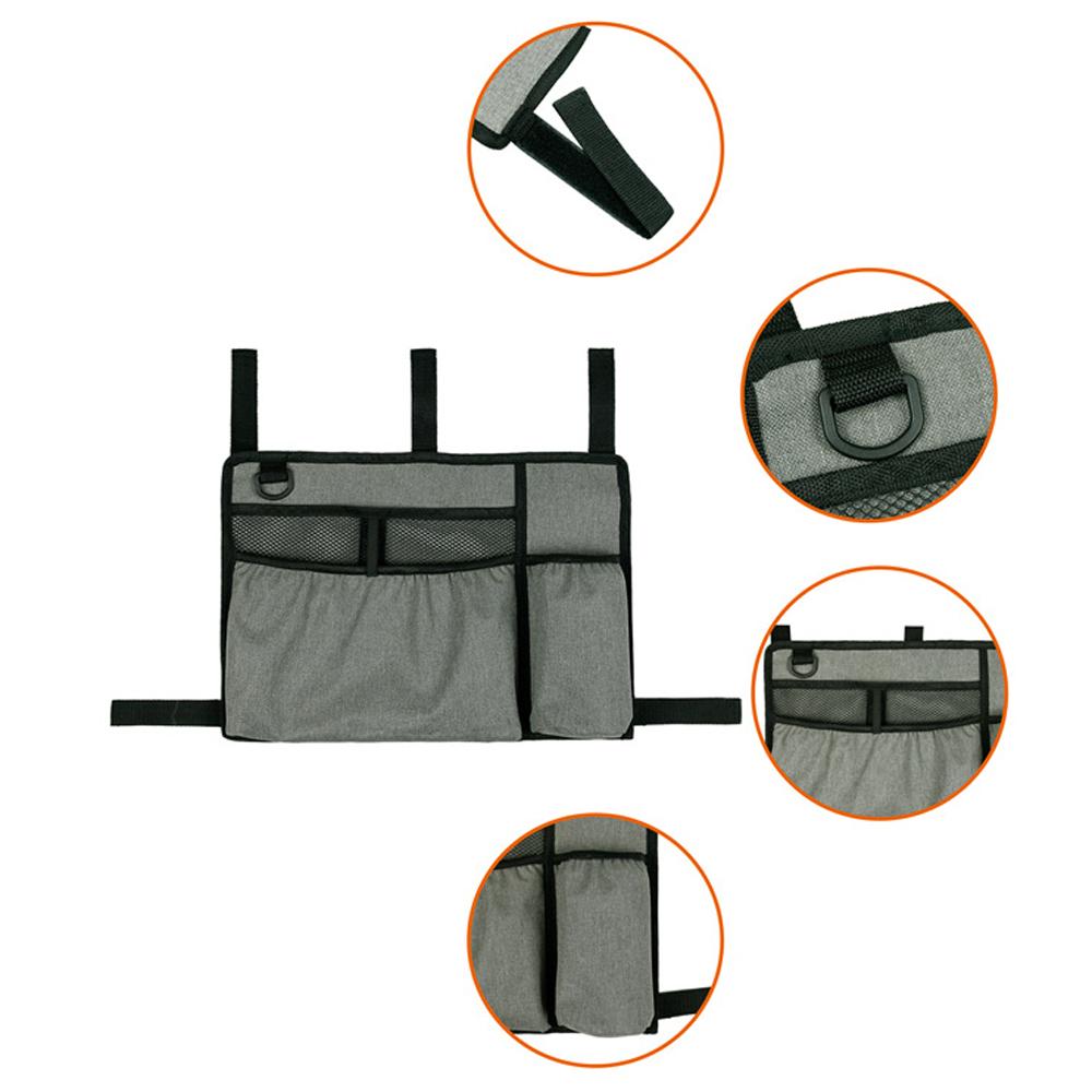 Túi đựng đồ hỗ trợ đi Xe lăn Thiết kế có sức chứa lớn quai đeo chắc chắn bằng vải Oxford chất lượng cao