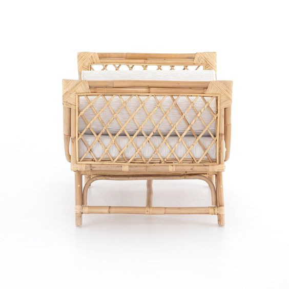 Giường/Ghế Mây Không Tựa Lưng Phong Cách Cổ Điển- Rattan Daybed With Classic Style- CH0003