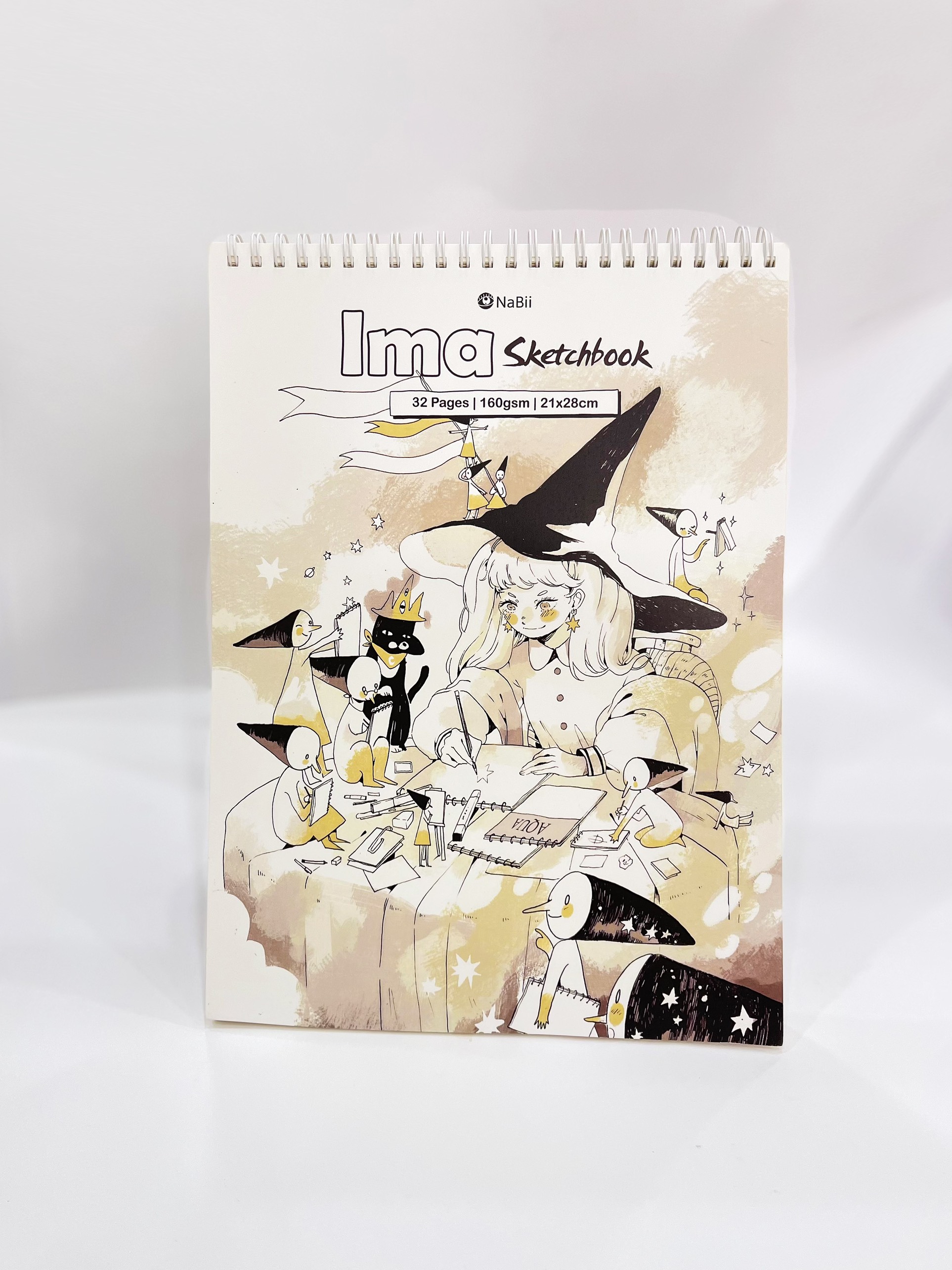 Sổ vẽ chì - Sổ Nabii Ima Sketchbook - 32 trang - Khổ giấy A4