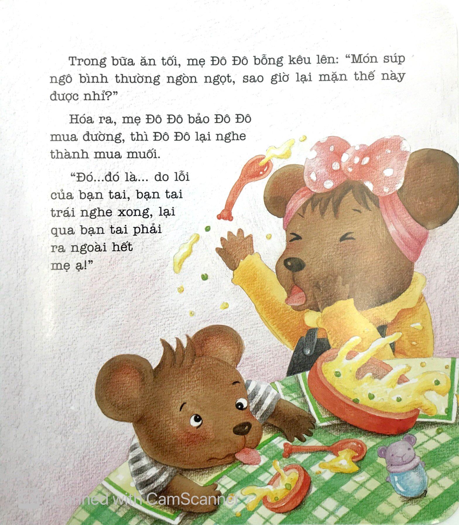 Sách 3+ Cùng Bé Lớn Khôn - Tai Của Đô Đô Tức Giận Rồi