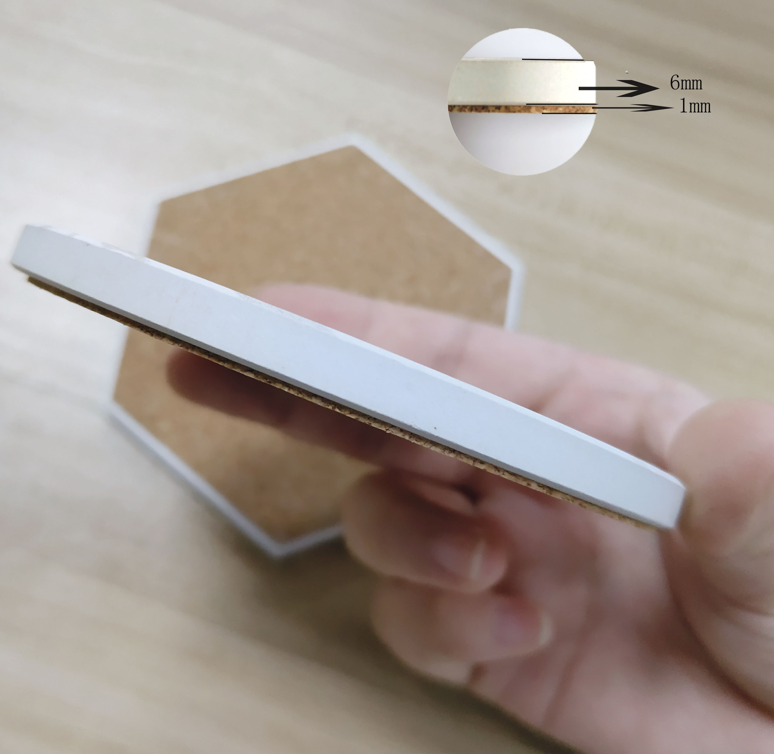 Miếng lót ly, đế lót ly, lót cốc chất liệu Ceramic cao cấp