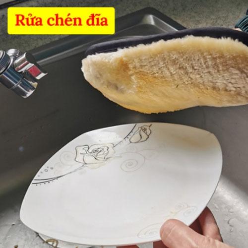 Găng tay rửa xe ô tô chuyên dụng lông cừu