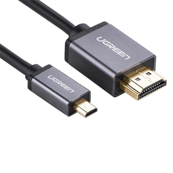 Cáp MICRO HDMI to HDMI 1.4V34AWG OD4.2MM UGR 10143 Hàng chính hãng