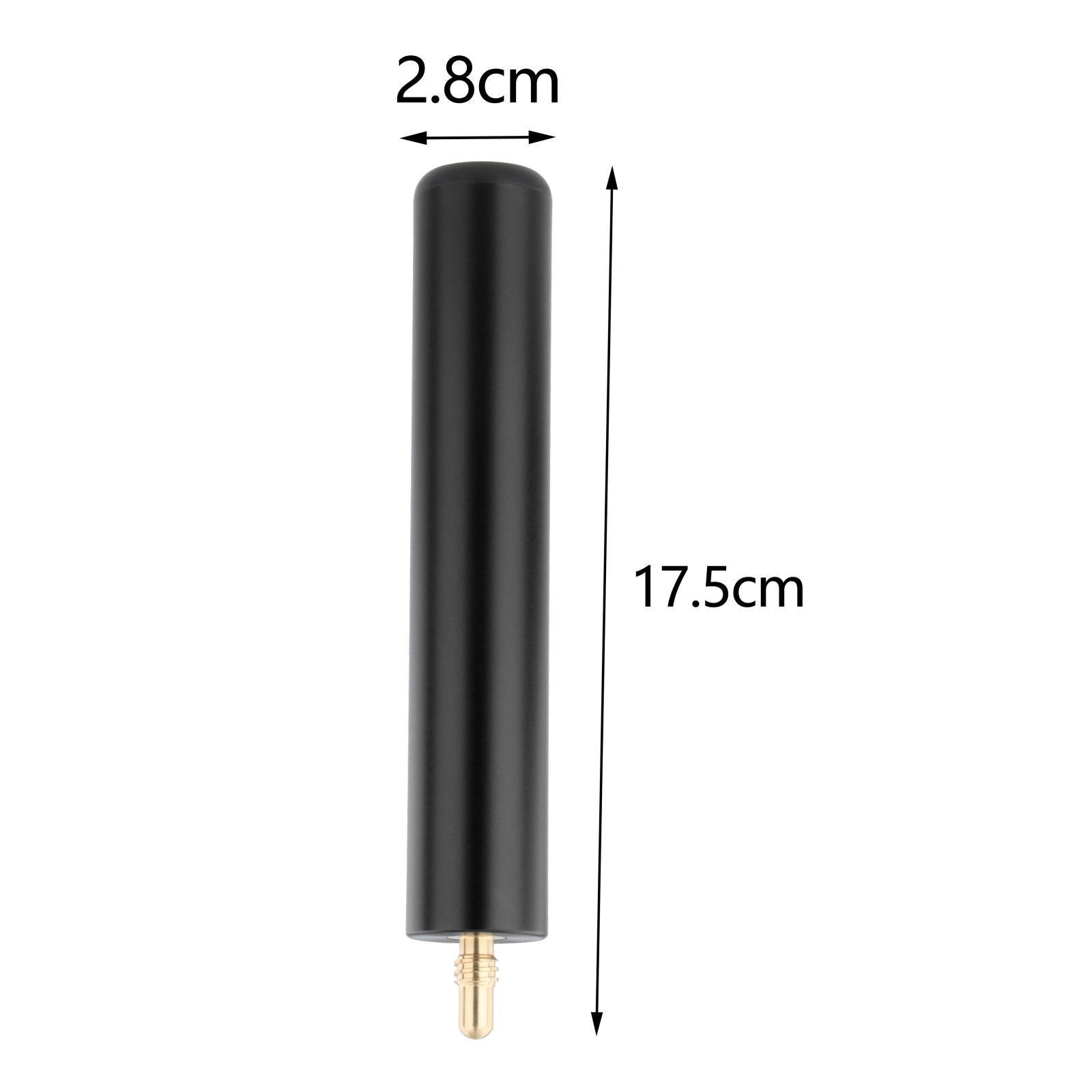 Professional Aluminum Pool Cue Extension Extender for  Billiards Black