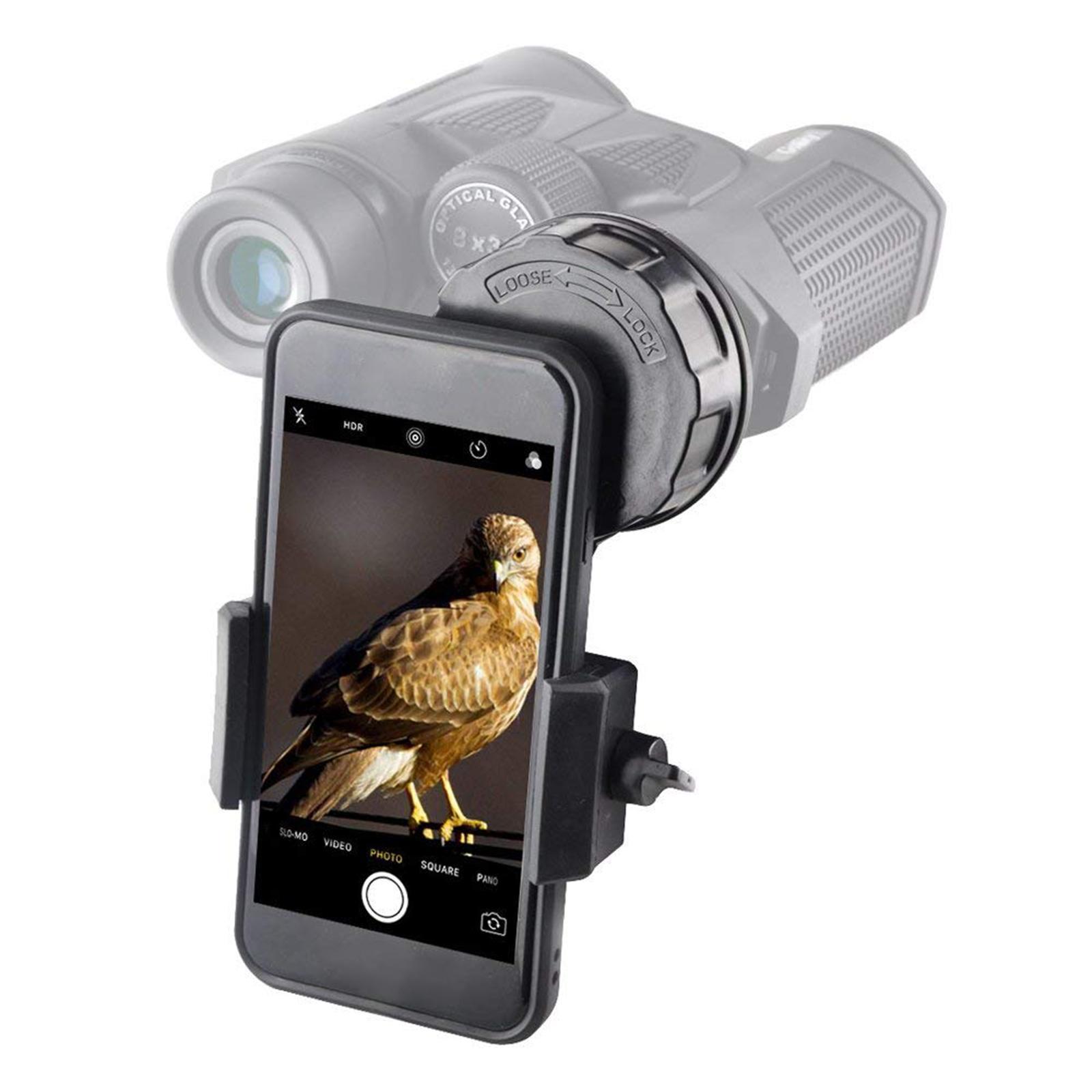 Telescope Eyepiece 3X Barlow Lens 1.25" M42x0.75mm & Phone Binoculars Holder