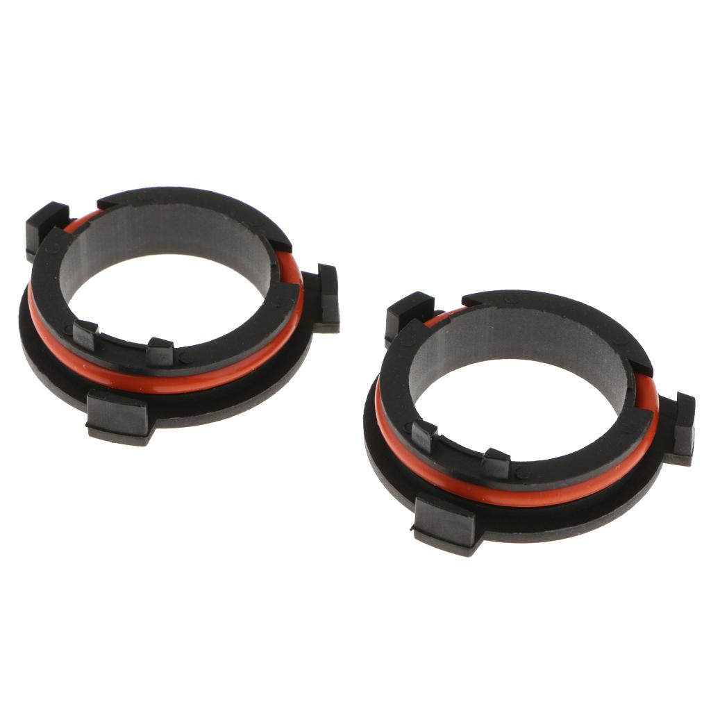Pair H7 LED Bulb Headlight Holder Conversion Kit for Opel Vauxhall Astra
