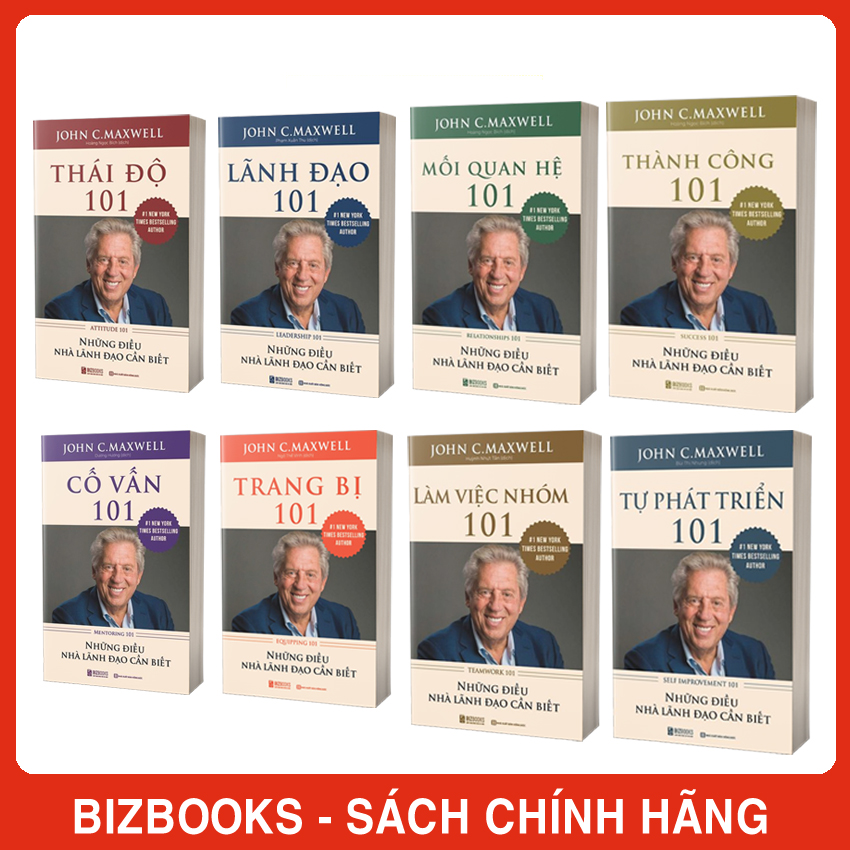 Combo 8 Cuốn 101 - Những Điều Nhà Lãnh Đạo Cần Biết - Tác Giả John C. Maxwell - Tái Bản 