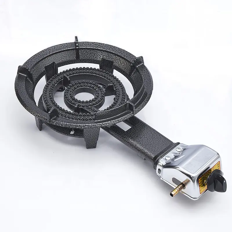 Combo Bếp Gas Công Nghiệp Chuyên Dụng Hầm Chiên Kho OWANI WN-260C Sơn Tĩnh Điện Loại To 5 Chân Kèm Van Dây - Hàng Chính Hãng
