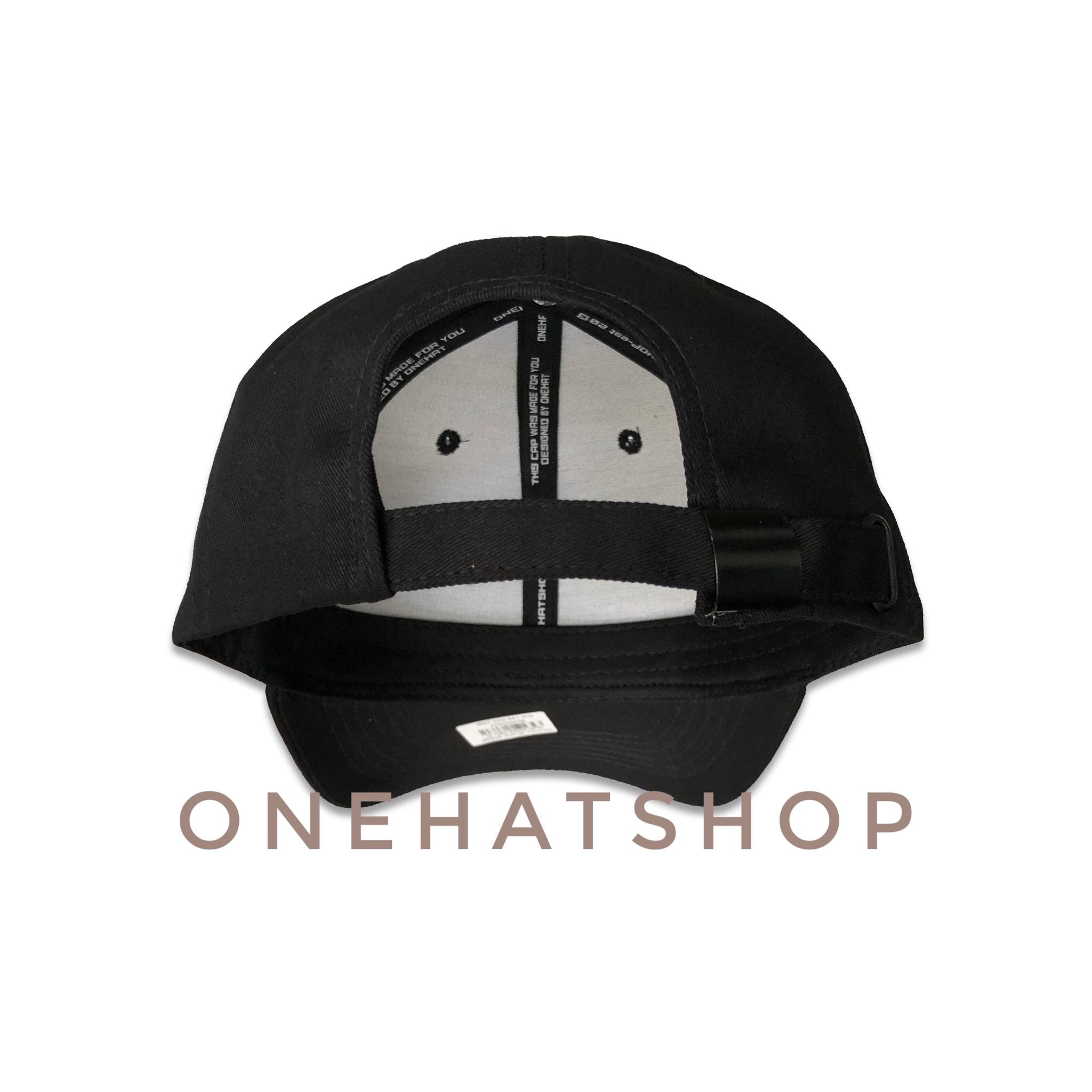 Nón lưỡi trai trơn đen Brand One Hat