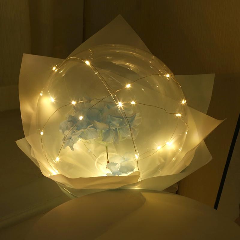 Bong Bóng Bobo Có Đèn LED Phát Sáng Độc Đáo Trang Trí Tiệc Cưới/ Tiệc Sinh Nhật