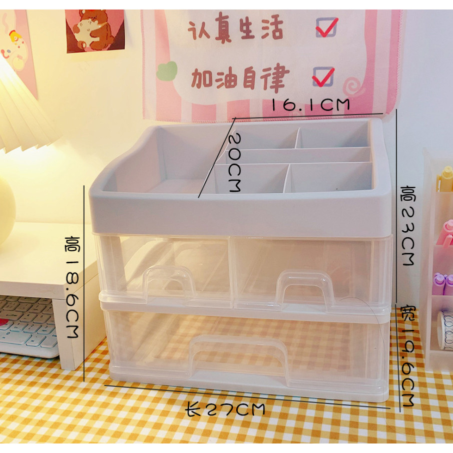 Kệ tủ đựng mỹ phẩm đồ trang điểm trong suốt size lớn