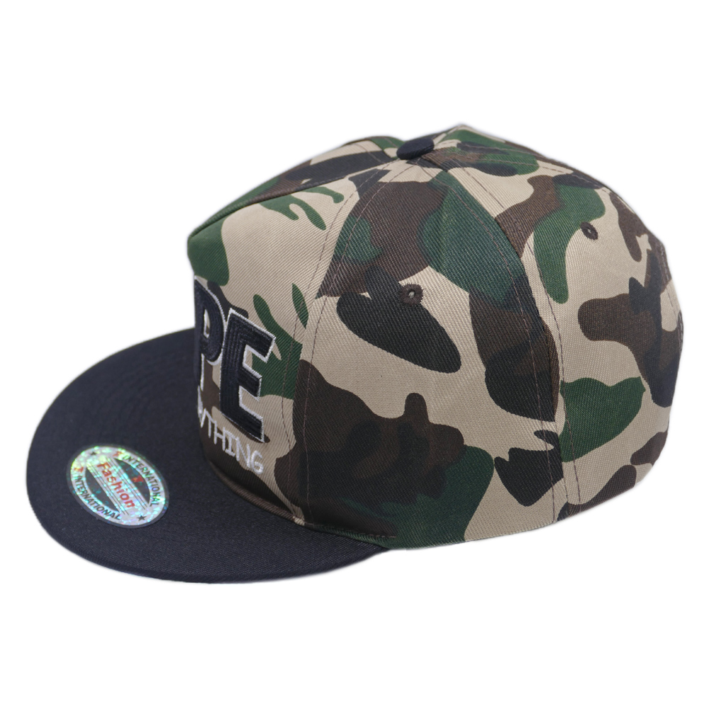 Nón kết Snapback Hiphop thêu chữ Hope họa tiết sọc rằn ri phong cách năng động cá tính, thiết kế mỏ bằng độc đáo - Hạnh Dương