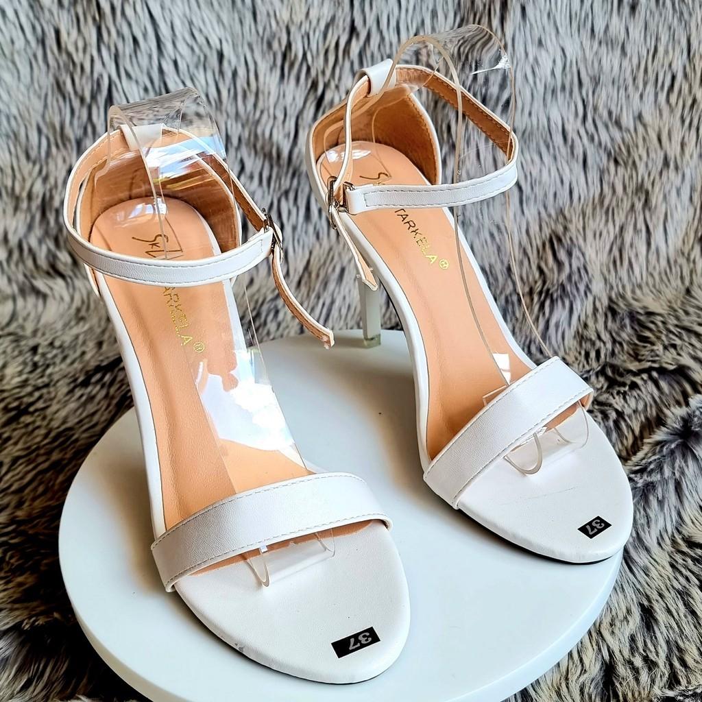 Giày Cao Gót Sandal Nữ Quai Hậu Cao Gót 7 Phân Đơn Giản Mà Đẹp MS 022