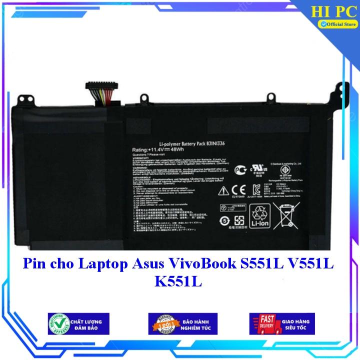 Pin cho Laptop Asus VivoBook S551L V551L K551L - Hàng Nhập Khẩu