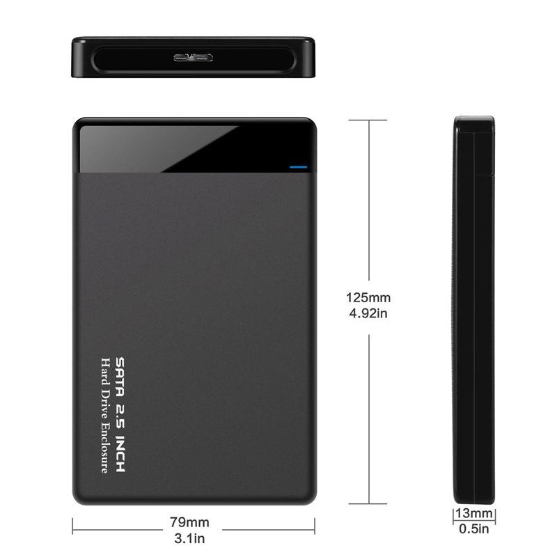 Khuyến mại ổ cứng di động hộp USB3.0 notebook SSD thể rắn cơ hộp ổ cứng 2.5 inch cổng nối tiếp hỗ trợ Type-C