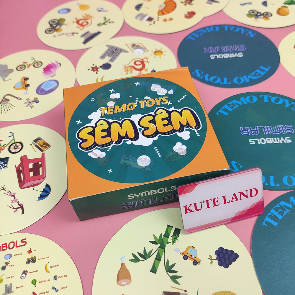 Bộ bài Sêm Sêm Board Game Thuần Việt Meme hài hước chơi nhóm gắn kết tình bạn bè gia đình