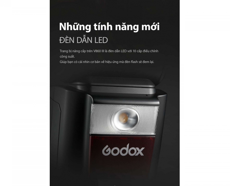 ĐÈN FLASH GODOX V860IIIN TTL FOR NIKON - HÀNG CHÍNH HÃNG