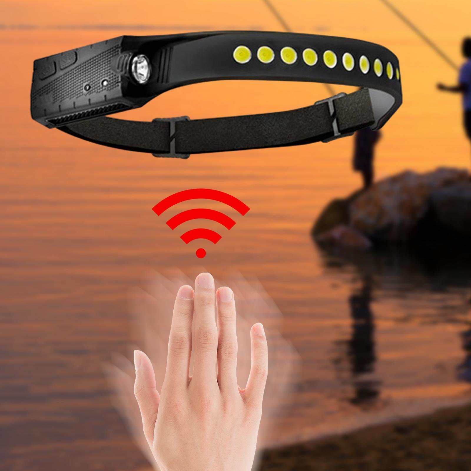 COB LED  Work Light Bar Head Band Lamp Headlight for Night Running