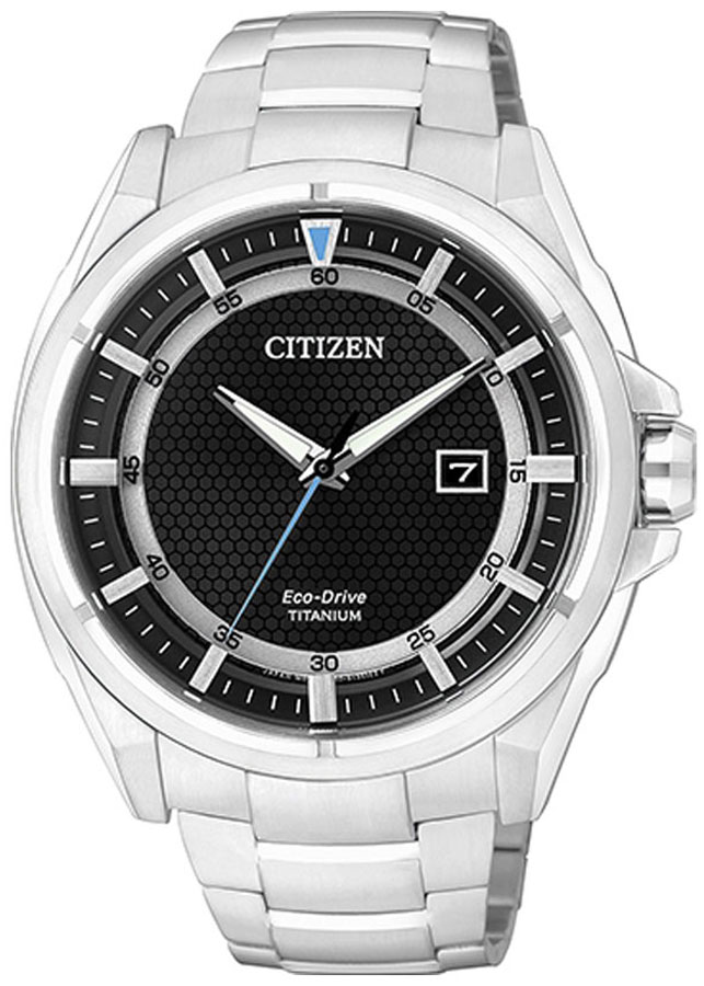 Đồng Hồ Nam Citizen Dây Titanium AW1401-50E - Mặt Đen (Sapphire)