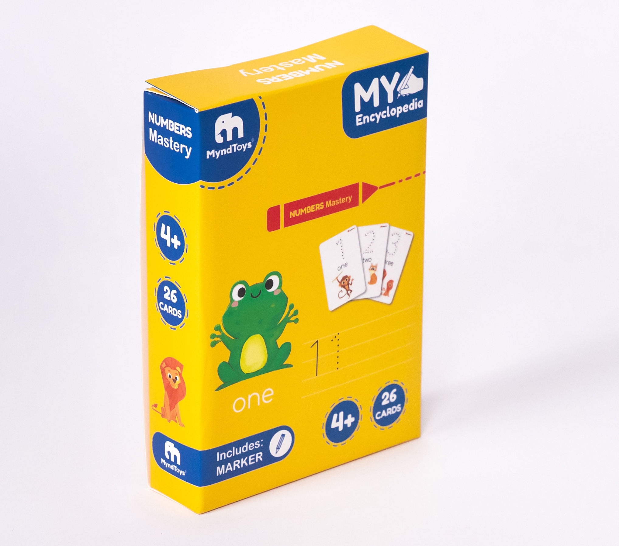 Đồ chơi Giáo dục MyndToys Flash Cards học và viết số Boardgame – My Encyclopedia – Numbers Mastery cho trẻ từ 4 tuổi