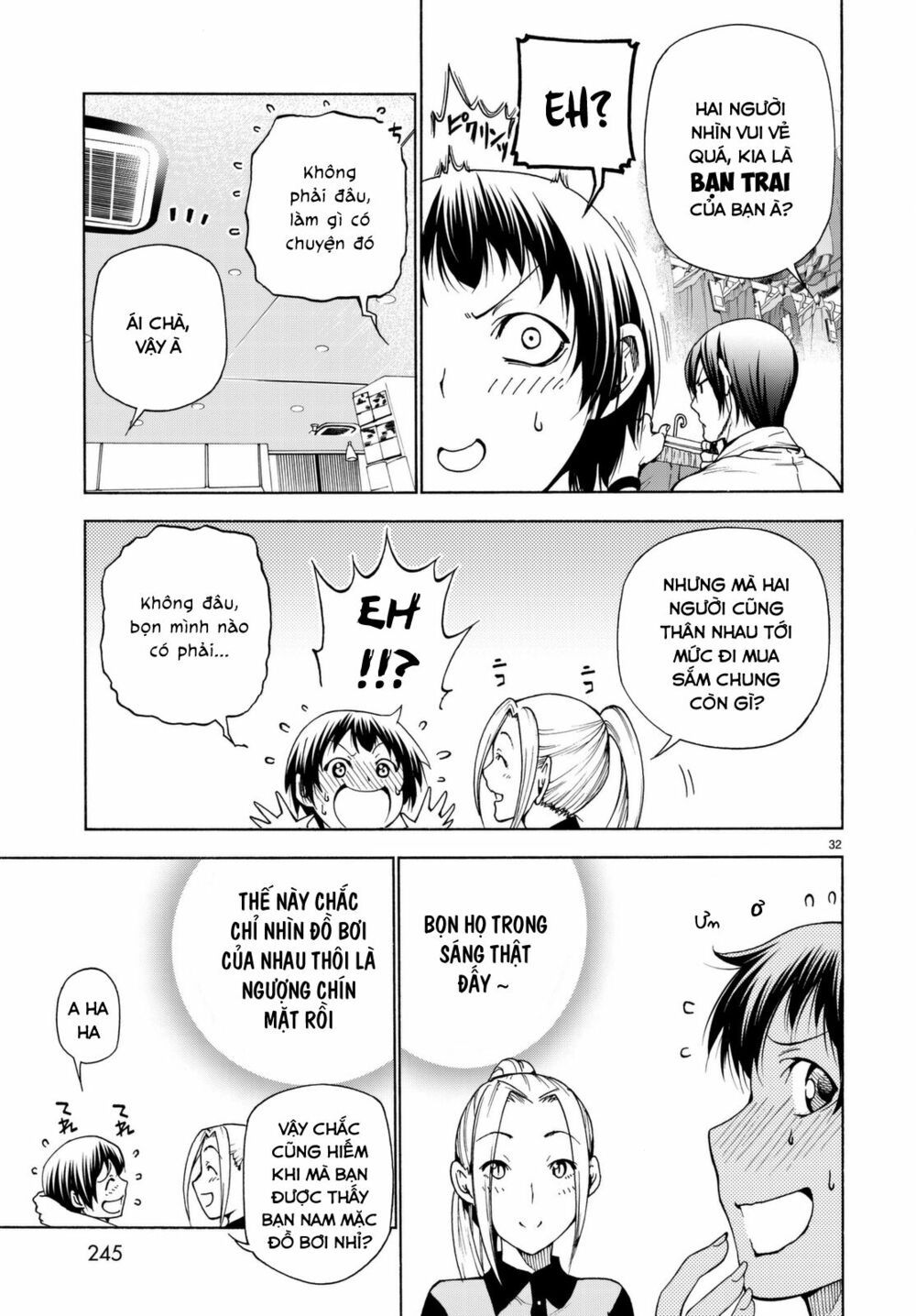 cô gái thích lặn - grand blue chapter 38 31