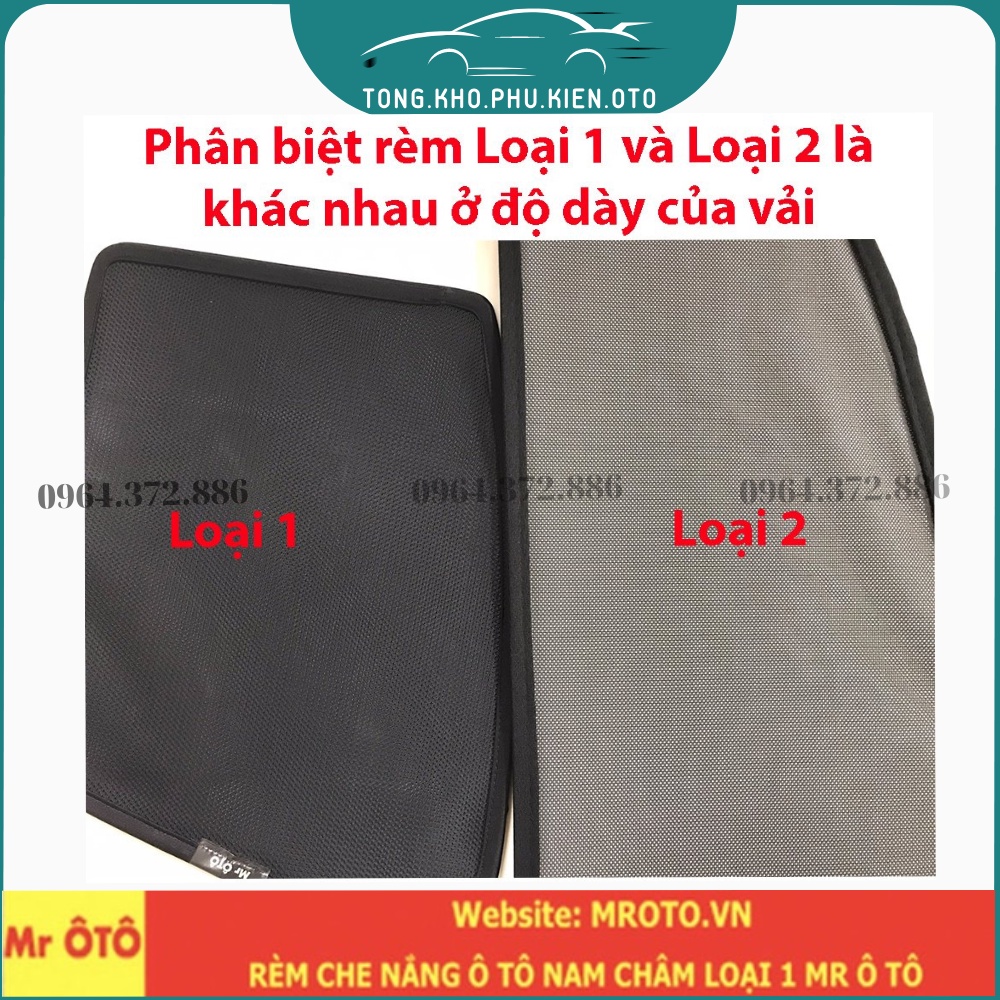 Rèm Che Nắng Xe Civic 2006-2023 - Hàng Loại 1 Mr Ô Tô, vải dày, chống nắng tốt, dễ lắp đặt, vừa khít - Có hít nam châm