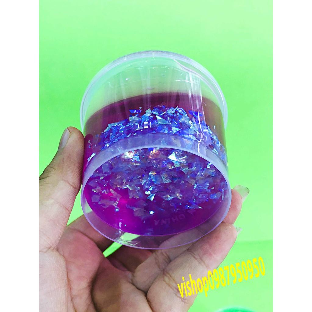 đồ chơi slime hộp to có kim tuyến lấp lánh mã HPW45 KYJ-5800T