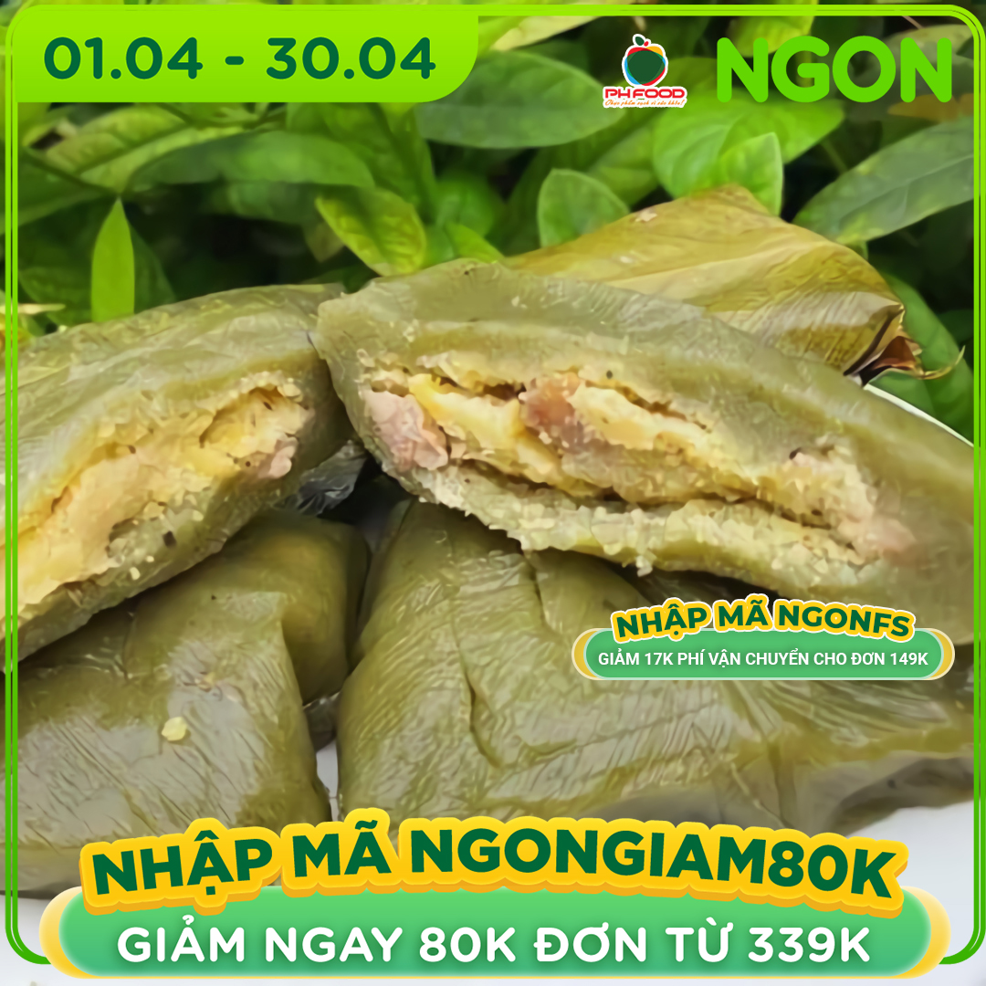 - Bánh Khúc Không Xôi - Túi 5 Cái - Đông Lạnh