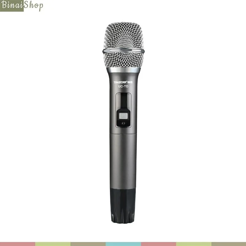 Takstar UC-4R - Micro Không Dây UHF Cho Karaoke, Hội Nghị, Giảng Dạy, Phát Thanh Phạm Vi Thu 100m - Hàng Chính Hãng