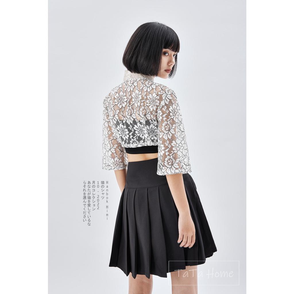 Áo Croptop Ren Khoác Ngoài Phong Cách Hàn Quốc - Hanbok Himi Ver2