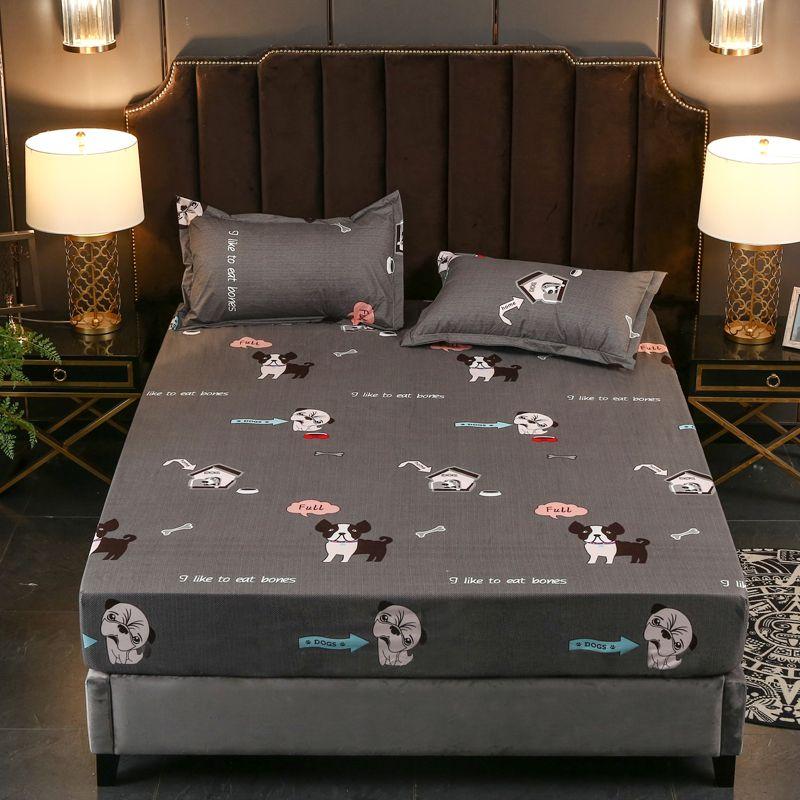 Chống Thấm Nước Bedsheet Drap Giường 2 Người Waterpro Nệm Lót Cặp Đôi Có Thể Điều Chỉnh Ga Giường 150 Ga Giường Nệm Bao 160x 200