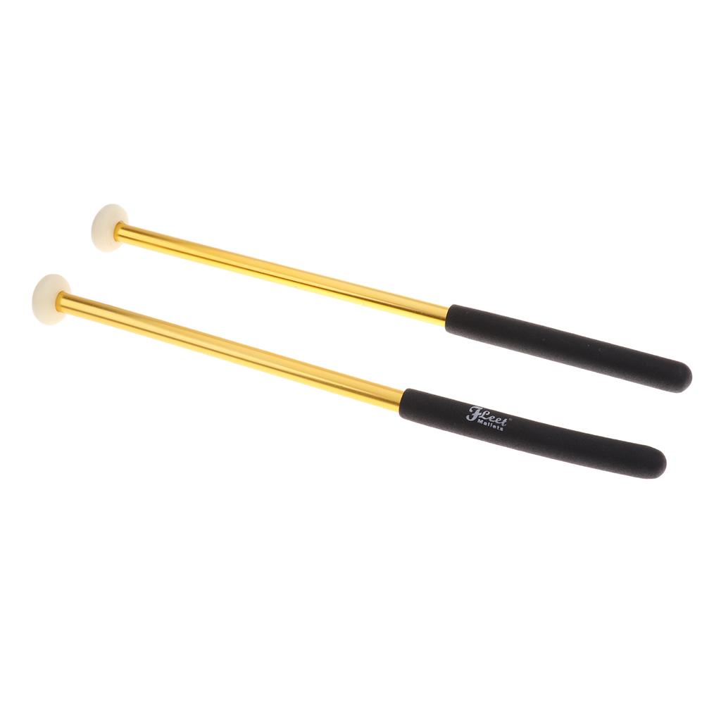 Baoblade Tốt Nhất 2 Chiếc Tay Cầm Kim Loại Trống Búa Cái Vồ cho Móc Hít Timpani Phần