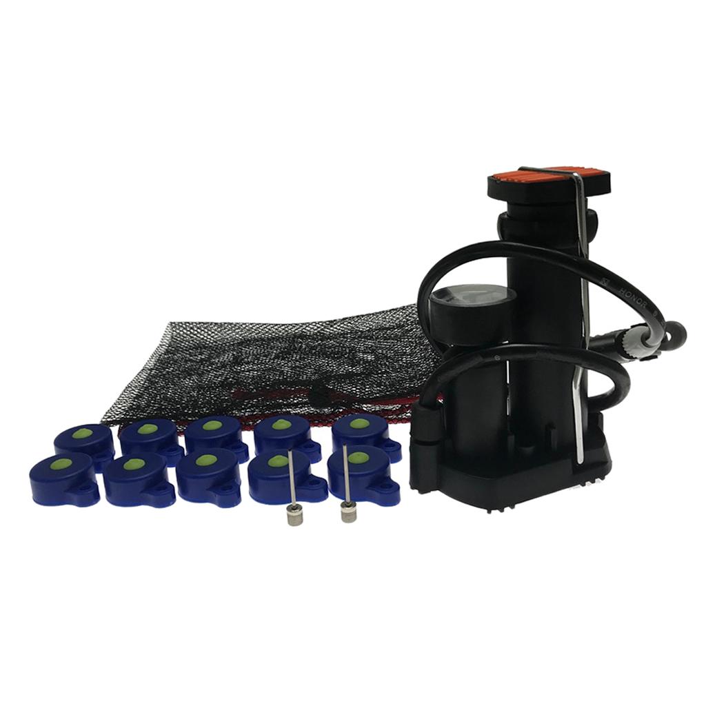 Set of 10 Recyclable High Pressure Caps with Pump for Most Plastic Bottles