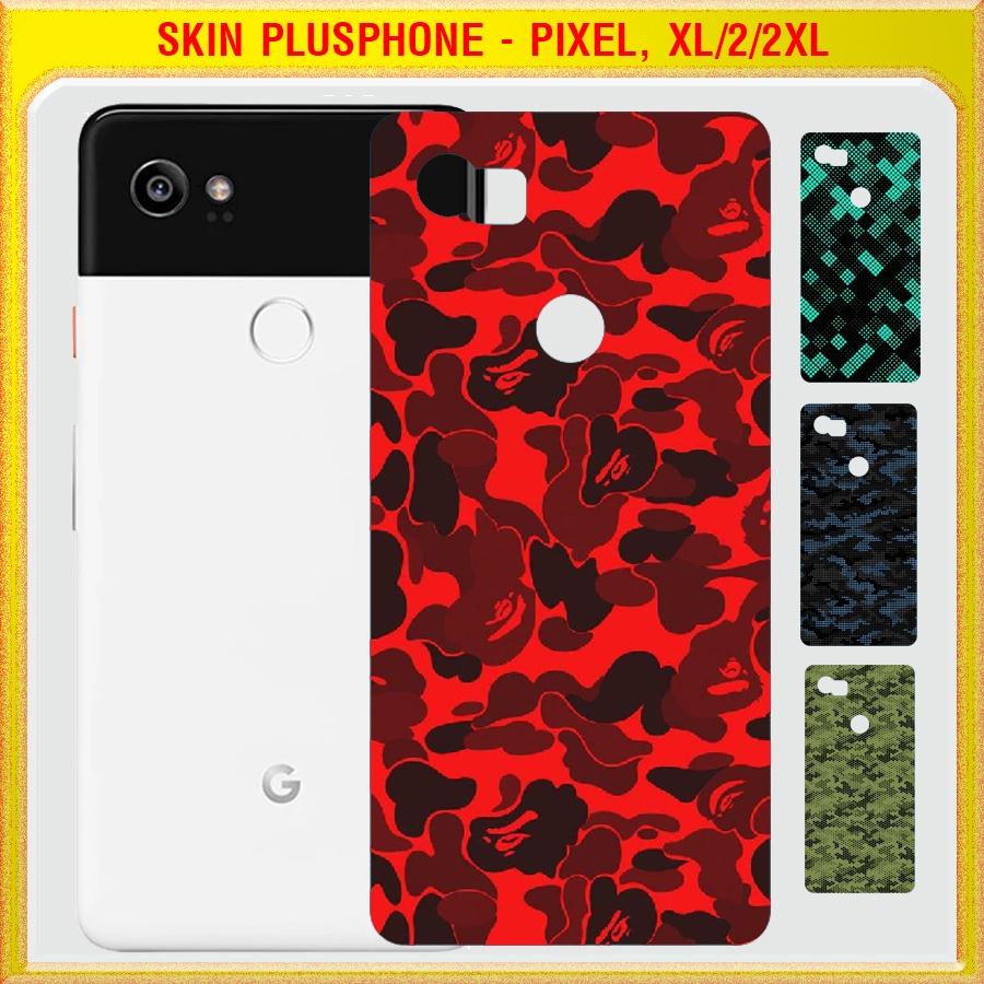 Dán Skin mặt sau cho Google Pixel, Pixel XL, Pixel 2, 2XL màu matrix camo