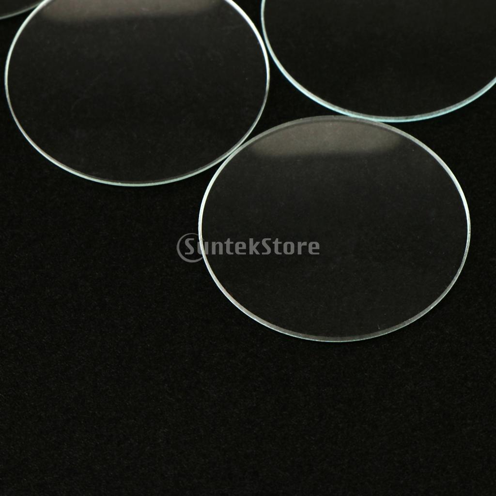 2-5pack 20 Piece Pack Domed Mineral Glass Watch Lens Parts for Watchmaker 18.5mm