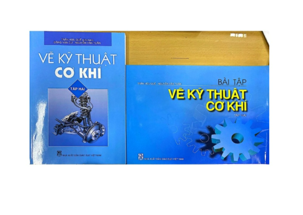 Sách - Combo Vẽ kỹ thuật cơ khí tập 2 + bài tập (DN)