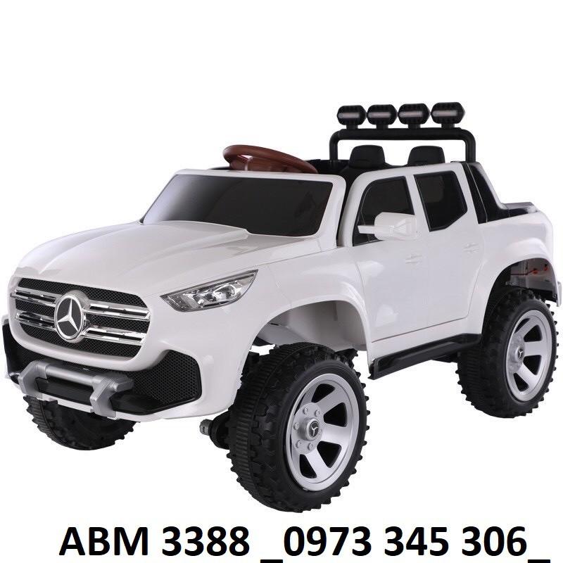 Ô tô xe điện trẻ em mẫu bán tải BABY-KID MERCEDES ABM-3388 cho bé tự lái hoặc điều khiển từ xa - Bảo hành 6 tháng