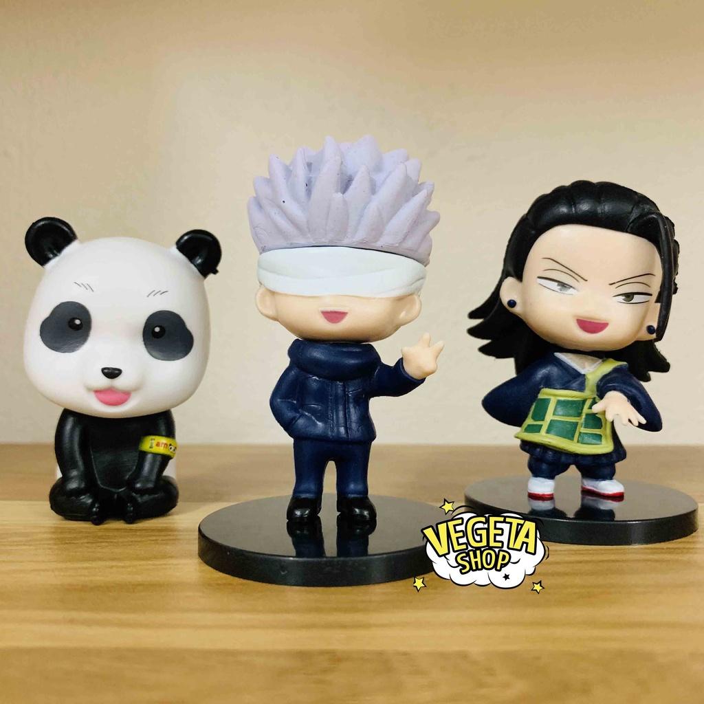 Mô hình Jujutsu Kaisen - Chú thuật hồi chiến - Toge Inumaki Yuta Okkotsu Maki Zenin Panda Satoru Gojo Suguru Gero 7~8cm