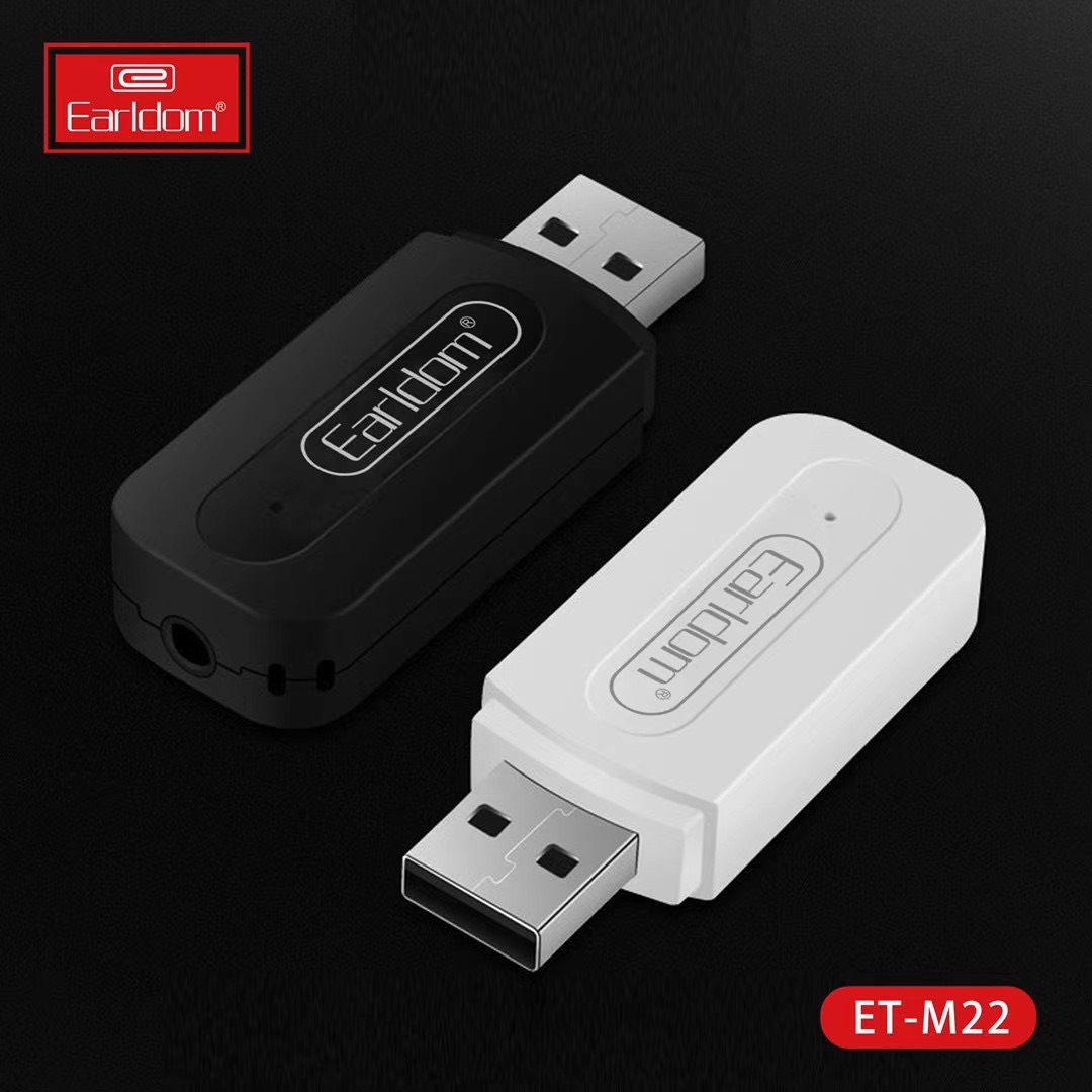 USB Thu Bluetooth Earldom M22 Nhỏ Gọn - Sử Dụng Đơn Giản - Hàng Chính Hãng