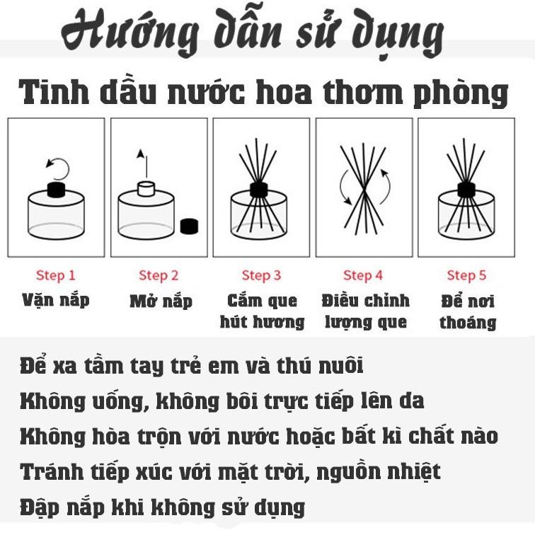 Tinh dầu thơm cao cấp ,tinh dầu khuyếch tán hương thơm tự nhiên, khử mùi Provencal que gỗ MiibooShi PVN17476