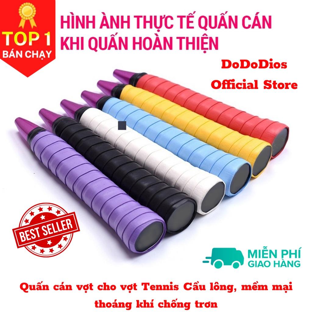 Quấn cán vợt dododios cho vợt Tennis Cầu lông, mềm mại thoáng khí chống trơn thoát mồ hôi, độ bám cao - Hàng Chính Hãng