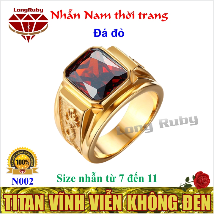 Nhẫn Phong Thủy Nam | Nhẫn Nam Phong Thủy Titan - N002A1