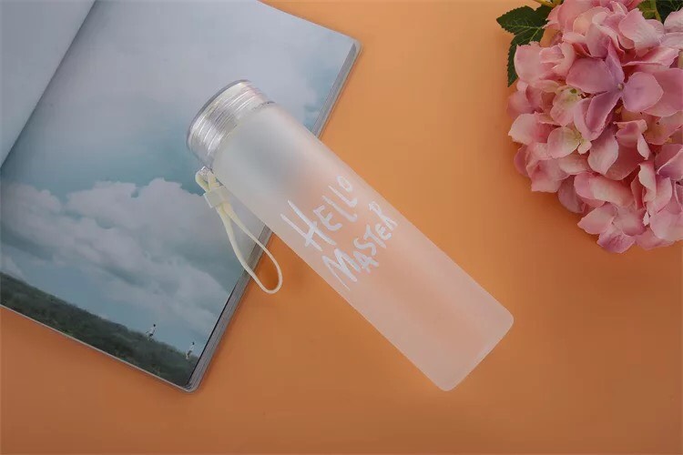 Combo 4 Bình thủy tinh đựng nước HELLO MASTER 450ML