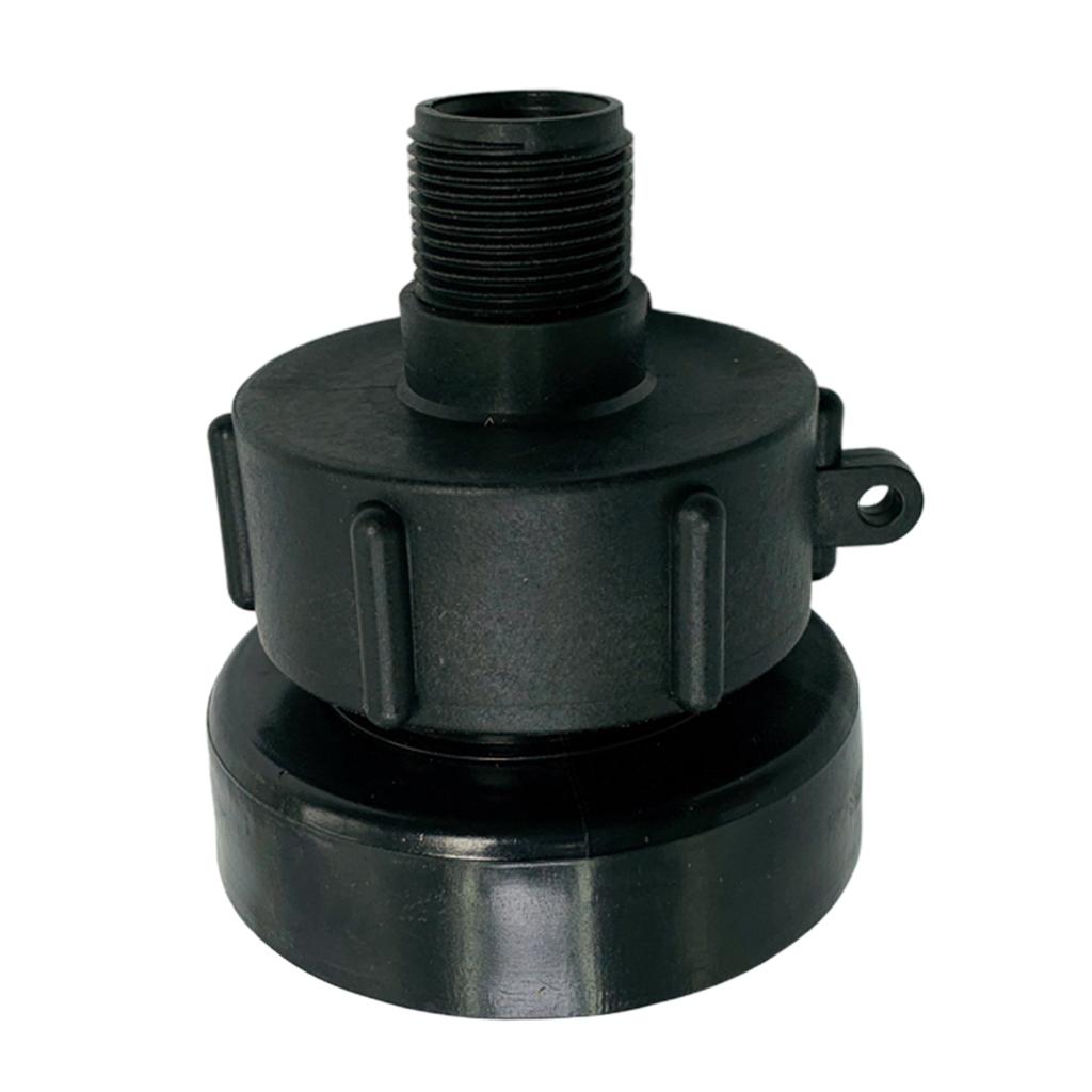 IBC Tank Drain Fitting Adapter IBC 80mm Coarse Thread Garden Hose Connector 1/2"