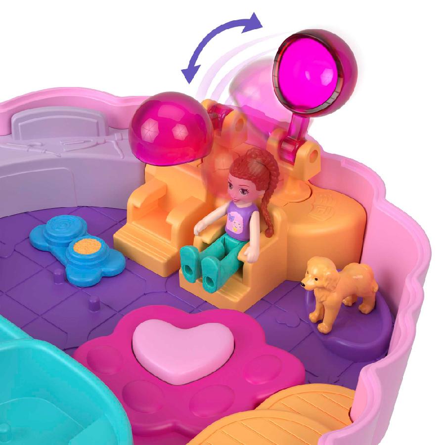Đồ Chơi Spa Thư Giãn Với Cún Poodle POLLY POCKET HKV35/FRY35