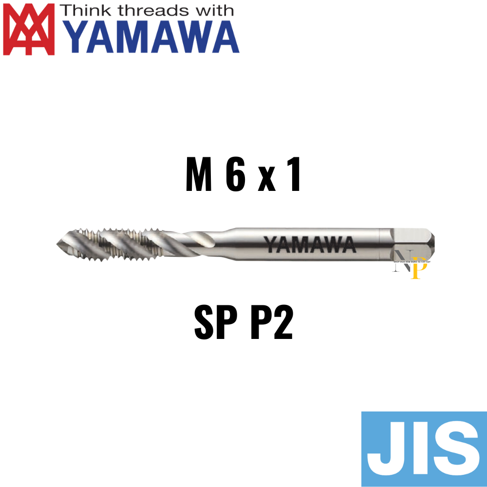 Mũi Taro Xoắn P2 M6x1 YAMAWA - SPQ6.0M