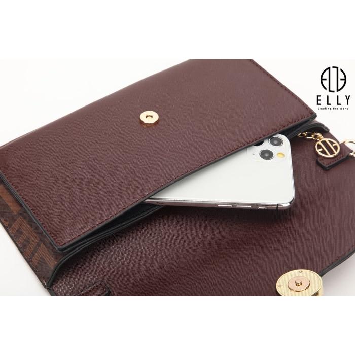 CLUTCH NỮ MONOGRAM CANVAS ELLY PHONG CÁCH TRẺ TRUNG, HIỆN ĐẠI – ECH62
