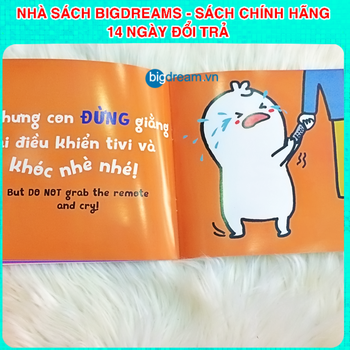 BẢN MỚI SONG NGỮ Miu Bé Nhỏ Đừng Khóc Nhè Nhé! Phần1 Ehon Kĩ Năng Sống Cho Bé 1-6 Tuổi Miu miu tự lập hiểu chuyện