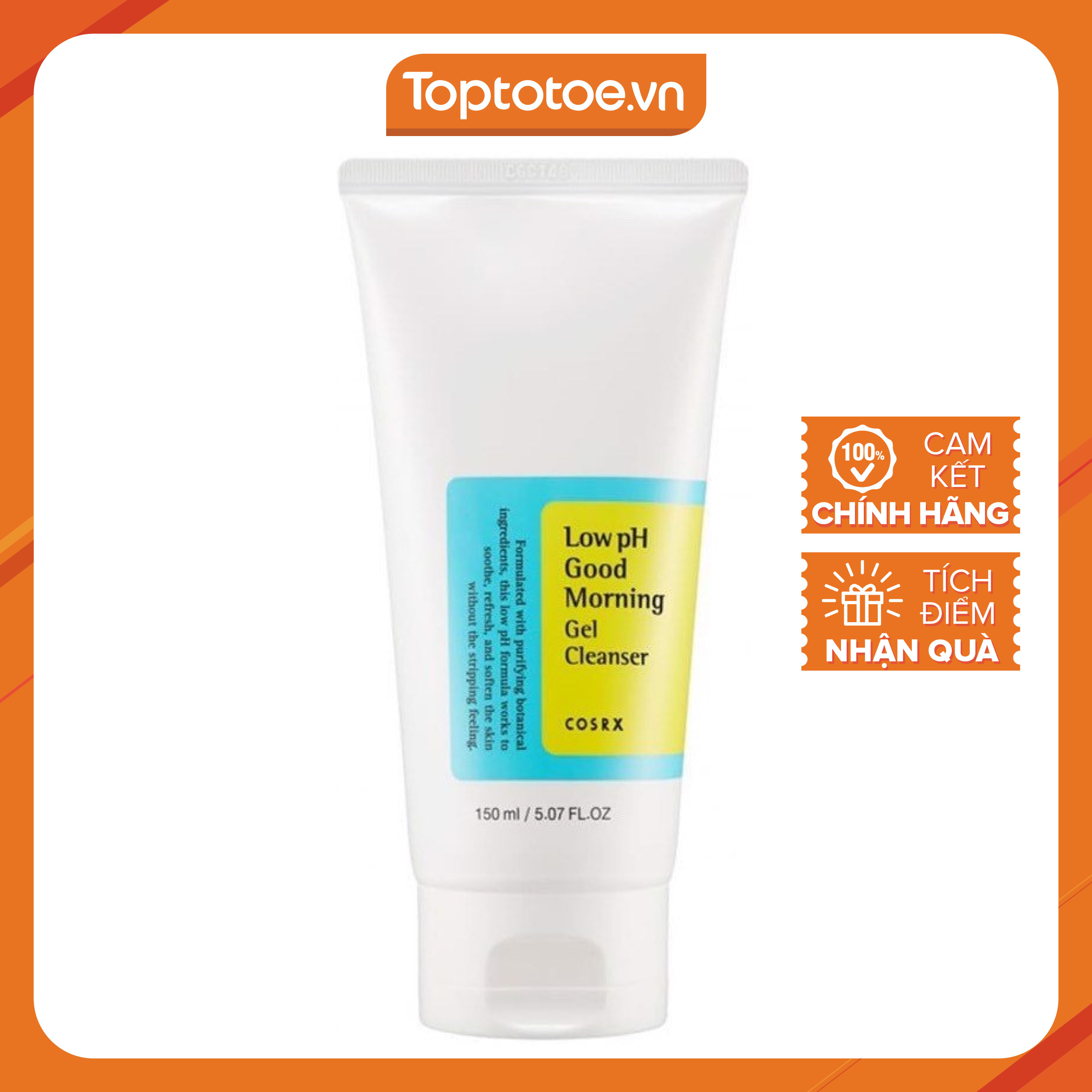 Gel Rửa Mặt Dịu Nhẹ Cosrx Low pH Good Morning Gel Cleanser
